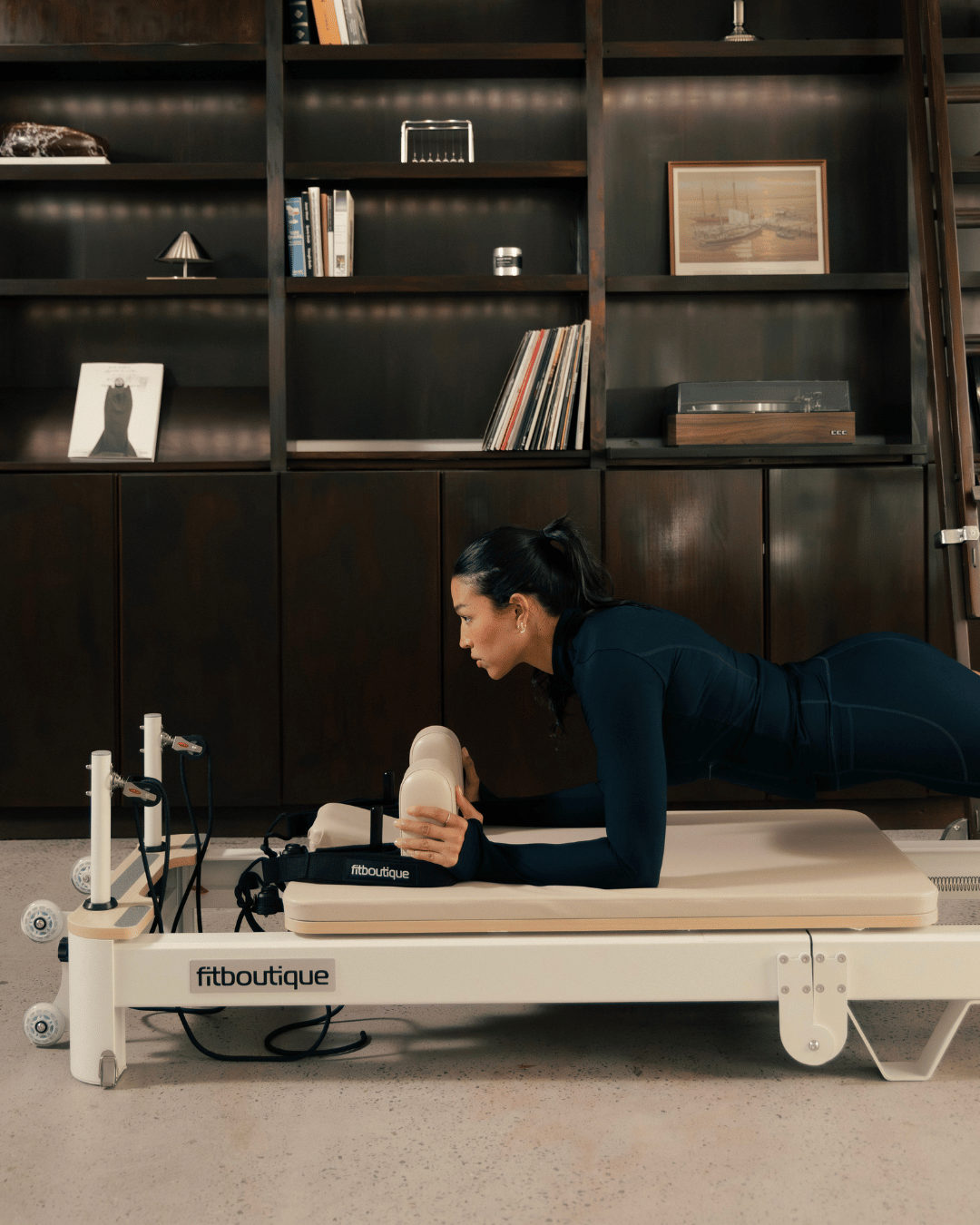 FitBoutique I White Edition Foldable Reformer