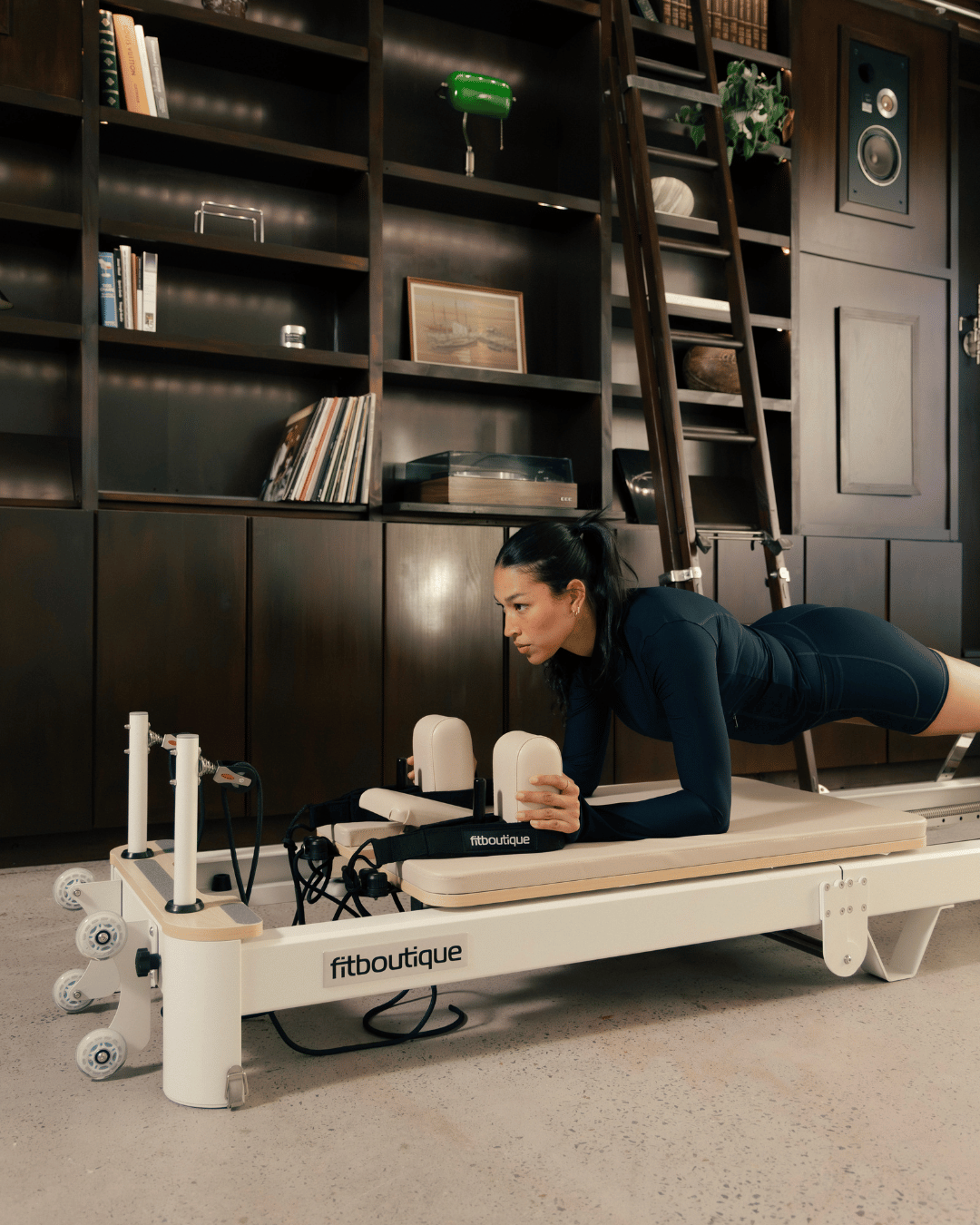 FitBoutique I White Edition Foldable Reformer